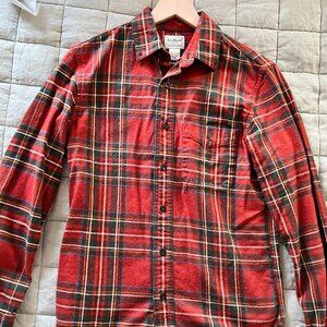 L.L. Bean Slightly Fitted Flannel - Men's Small - Regular